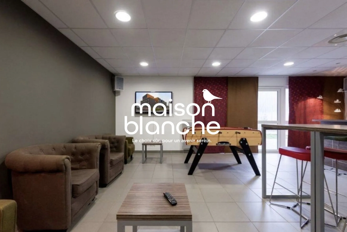 Investissement LMNP à Valenciennes – Studio meublé avec rendement sécurisé de 4,63 % 