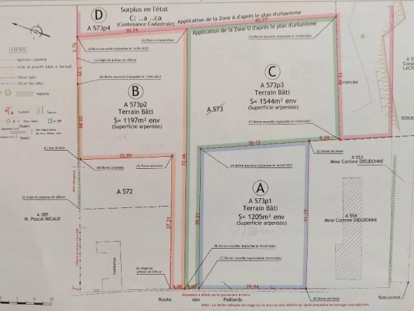 Terrain à bâtir de 1205 m² à Le Bec Thomas, viabilisé et constructible