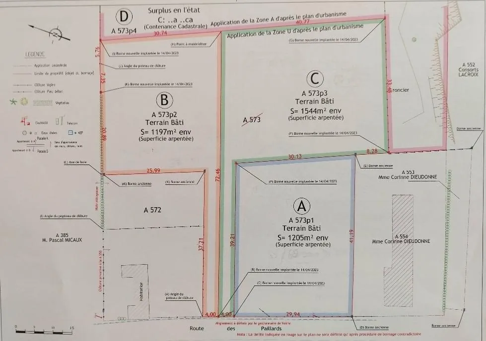 Terrain à bâtir de 1205 m² à Le Bec Thomas, viabilisé et constructible 
