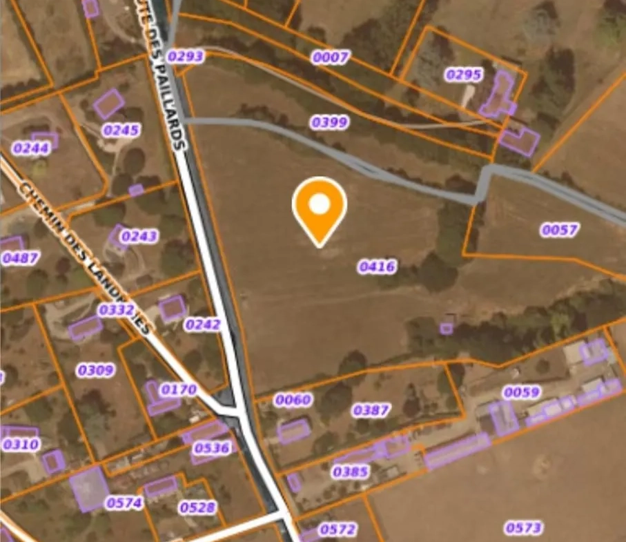 Terrain à bâtir de 1205 m² à Le Bec Thomas, viabilisé et constructible 