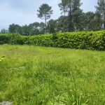 Terrain constructible de 465 m² au Porge avec permis de construire validé