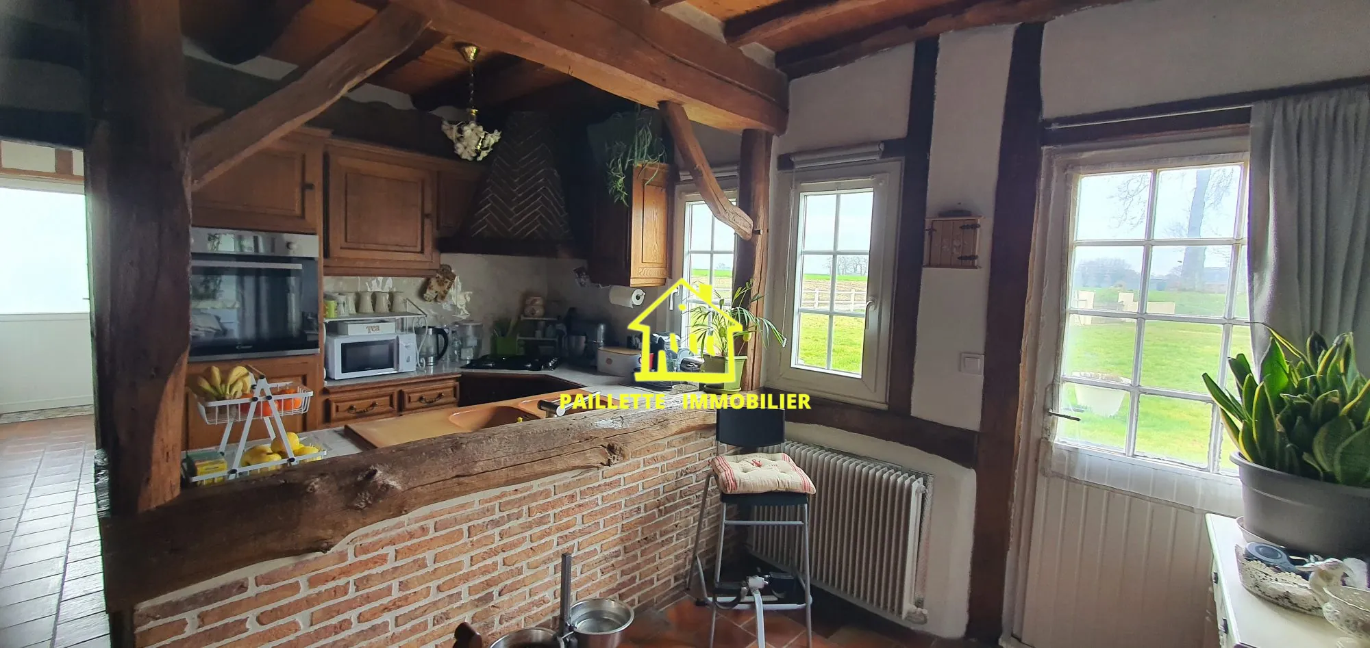 Maison individuelle à Valmont – 130 m², 3 chambres, grand terrain, à vendre en campagne 