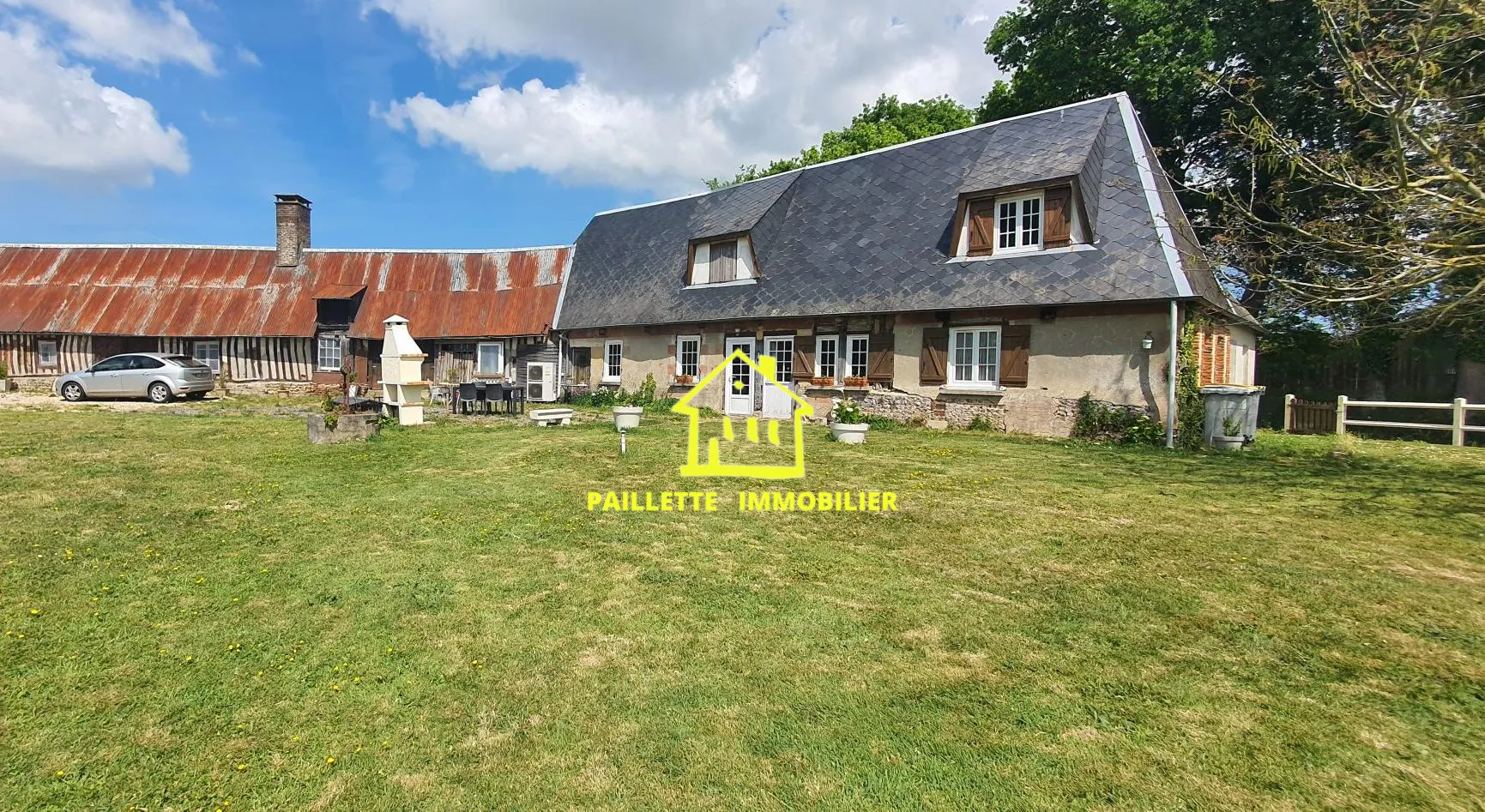 Maison individuelle à Valmont – 130 m², 3 chambres, grand terrain, à vendre en campagne 
