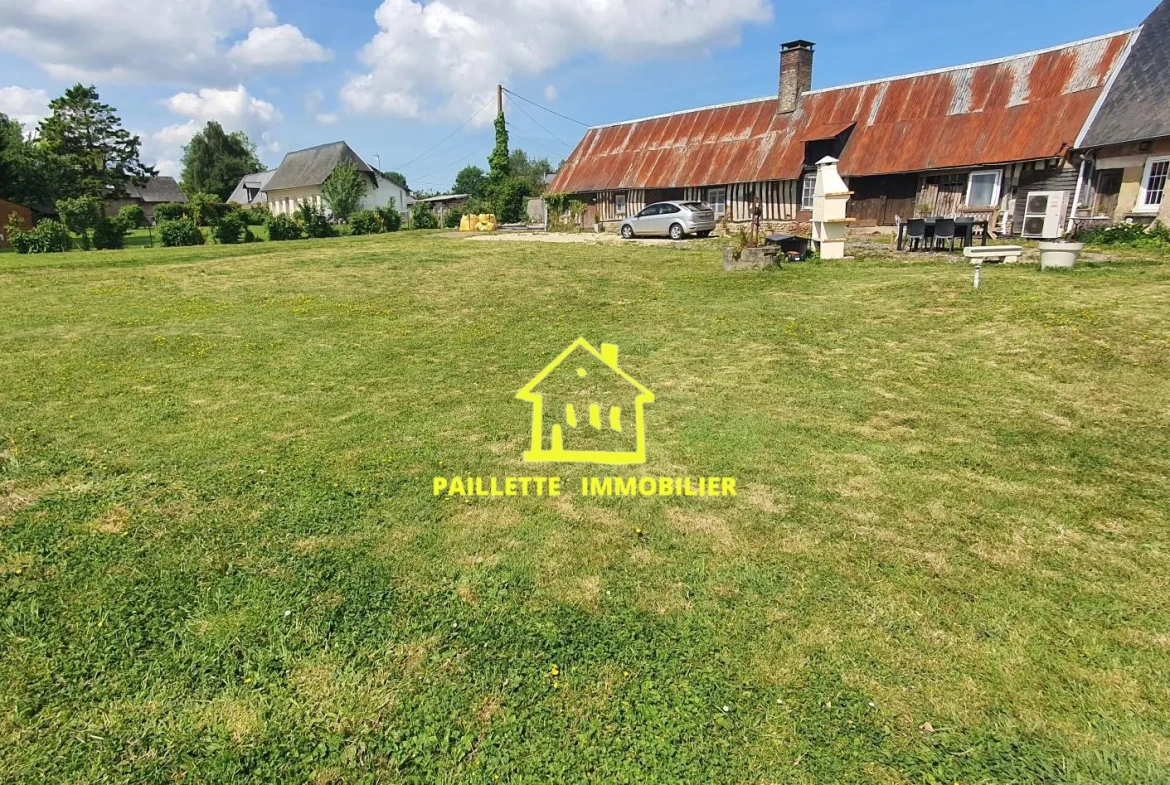 Maison individuelle à Valmont – 130 m², 3 chambres, grand terrain, à vendre en campagne 