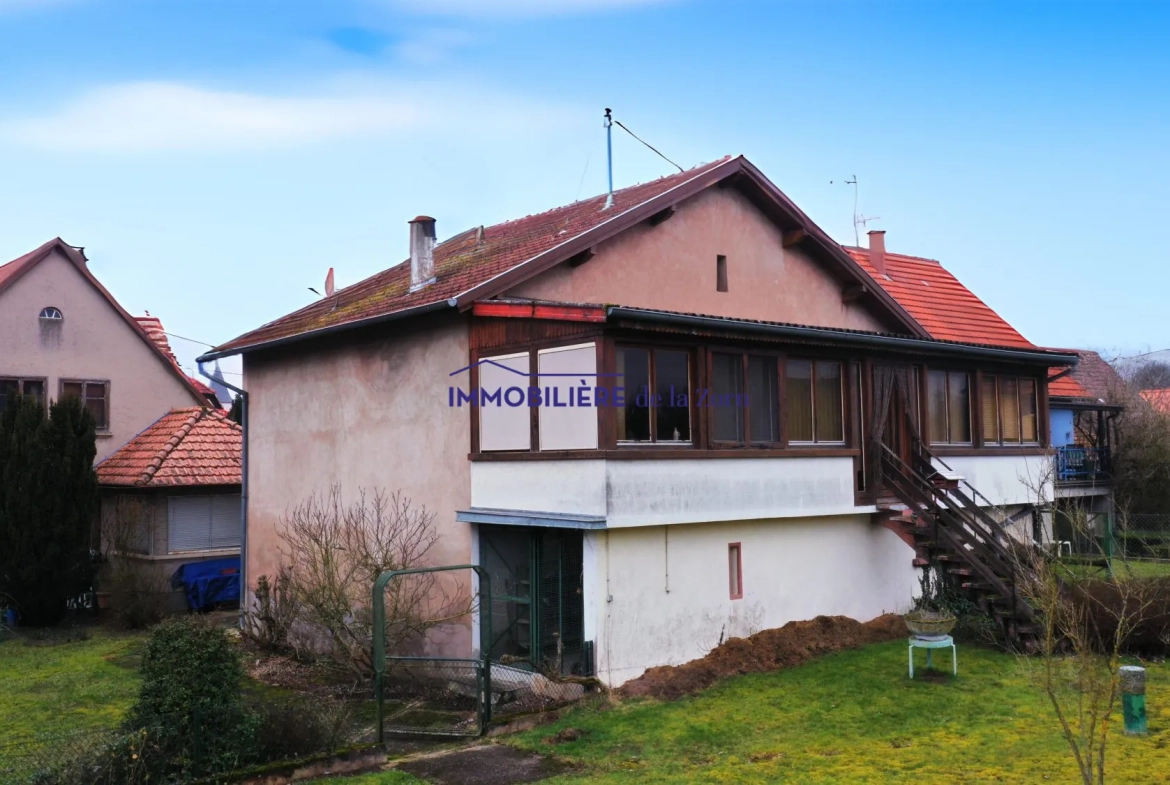 Maison de 108 m² à Gundershoffen avec jardin et potentiel de rénovation 