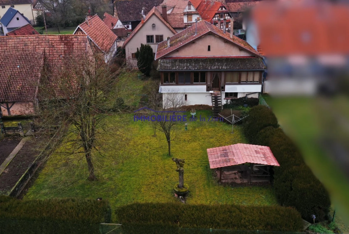 Maison de 108 m² à Gundershoffen avec jardin et potentiel de rénovation 