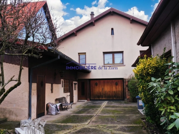 Maison de 108 m² à Gundershoffen avec jardin et potentiel de rénovation