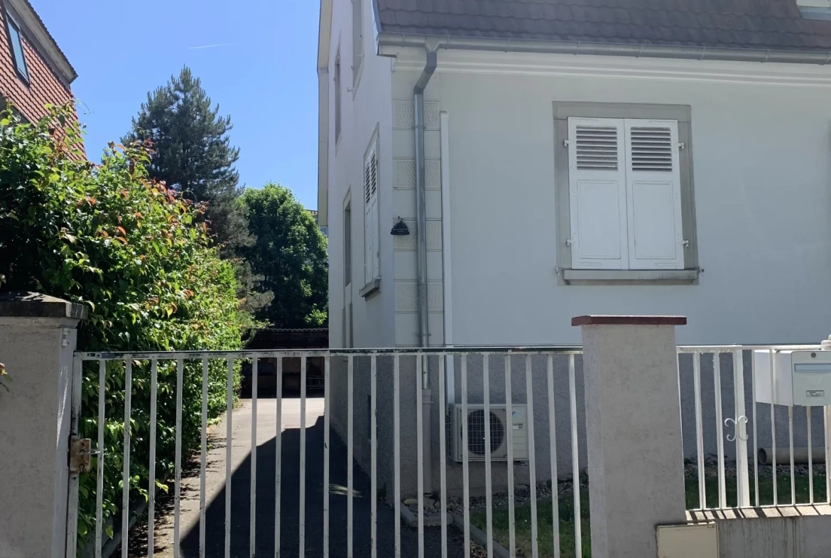 Appartement duplex 3 chambres avec jardin à Colmar - Achat immobilier 