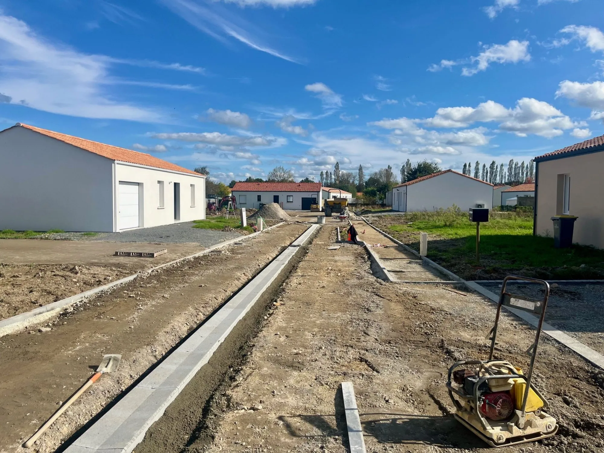 Terrain constructible viabilisé de 426 m² à Bois-de-Céné 