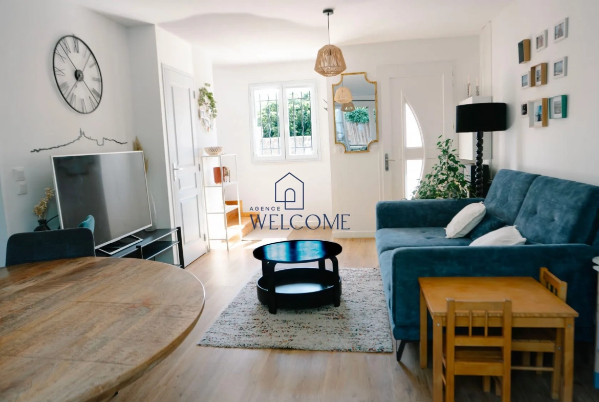 Maison jumelée à vendre à Connaux avec jardin et garage 