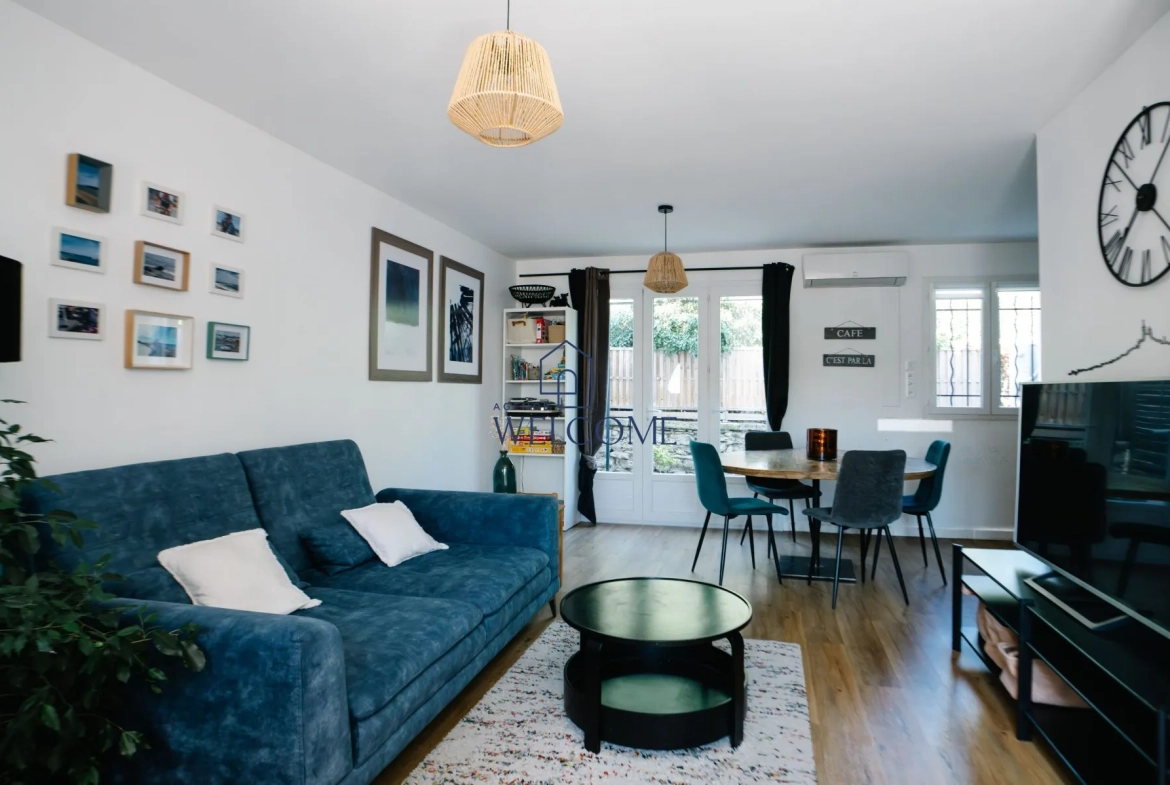 Maison jumelée à vendre à Connaux avec jardin et garage 