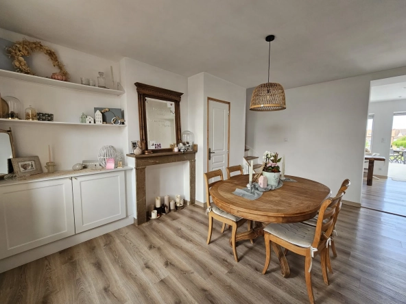 Maison rénovée avec 2 chambres, jardin et terrasse à Rinxent