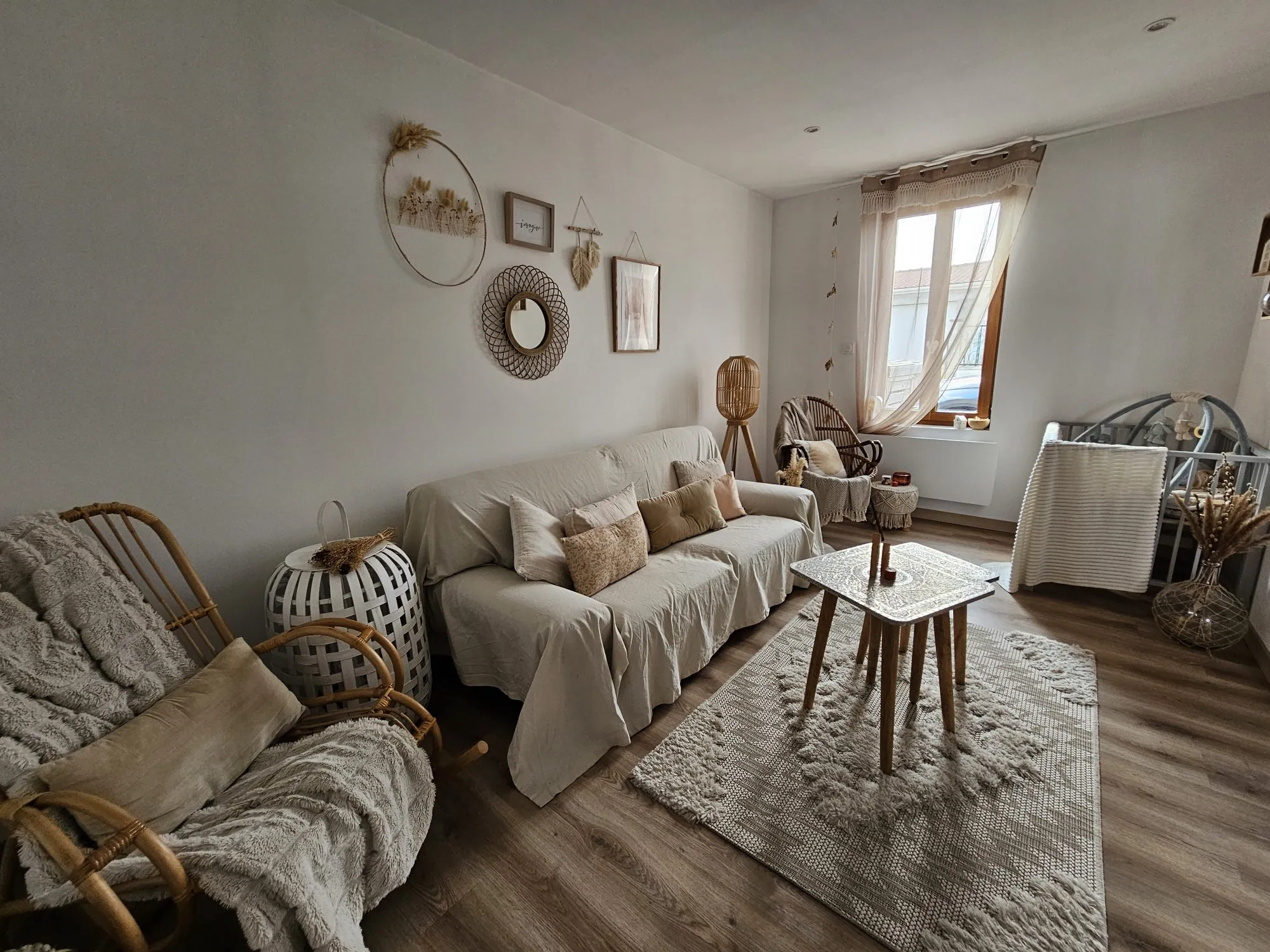 Maison rénovée avec 2 chambres, jardin et terrasse à Rinxent 