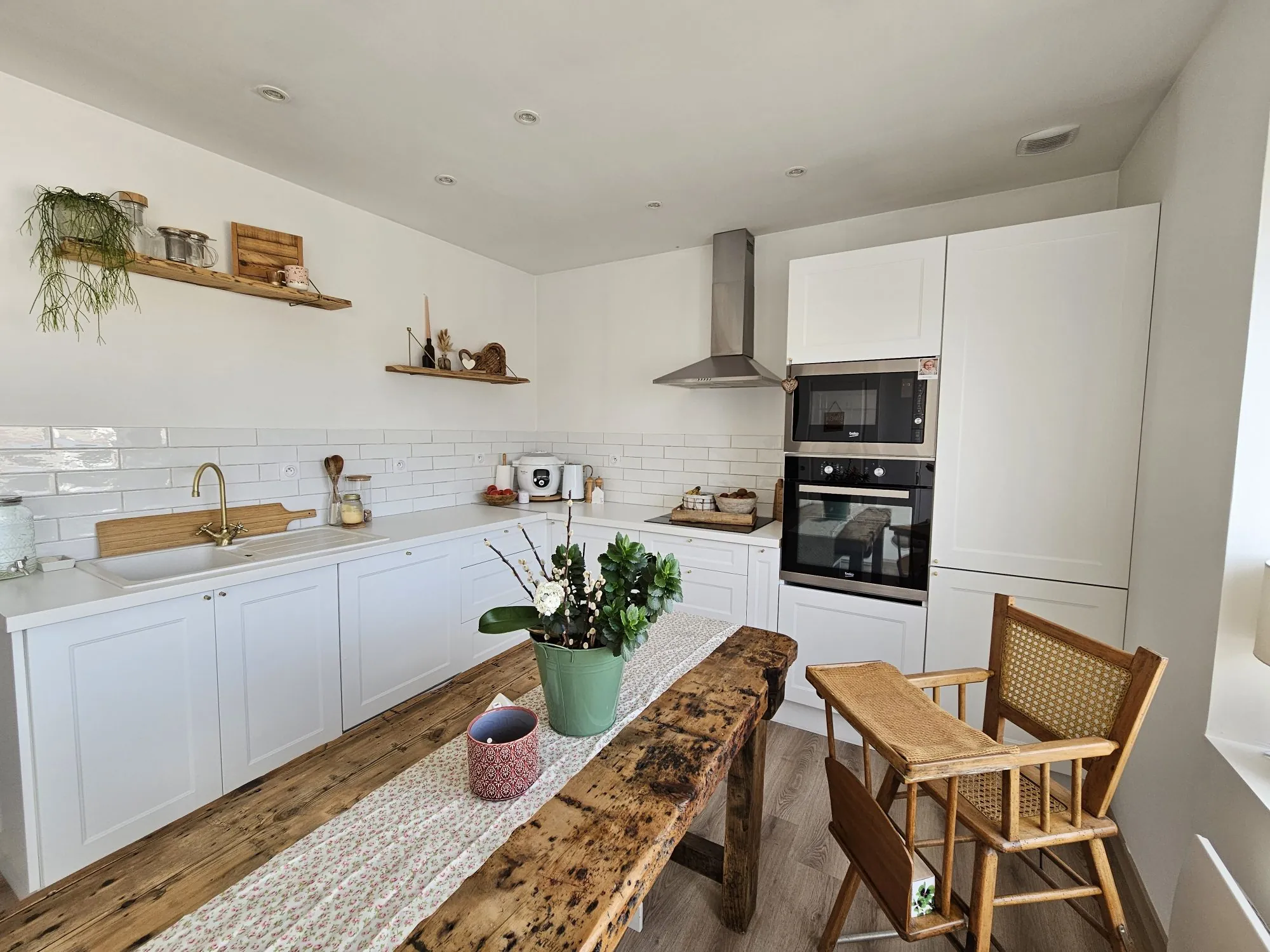 Maison rénovée avec 2 chambres, jardin et terrasse à Rinxent 
