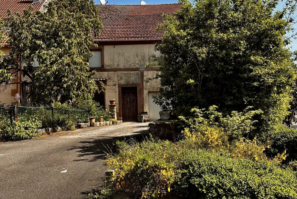 Maison à rénover ou terrain constructible sur grandTerrain à Bousbach 