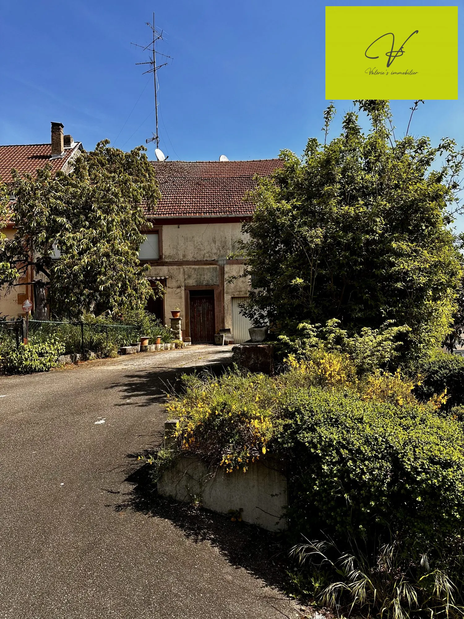 Maison à rénover ou terrain constructible sur grandTerrain à Bousbach 
