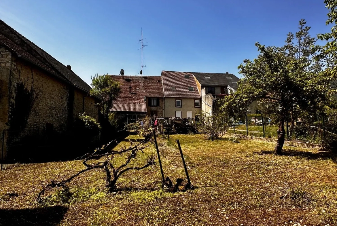 Maison à rénover ou terrain constructible sur grandTerrain à Bousbach 