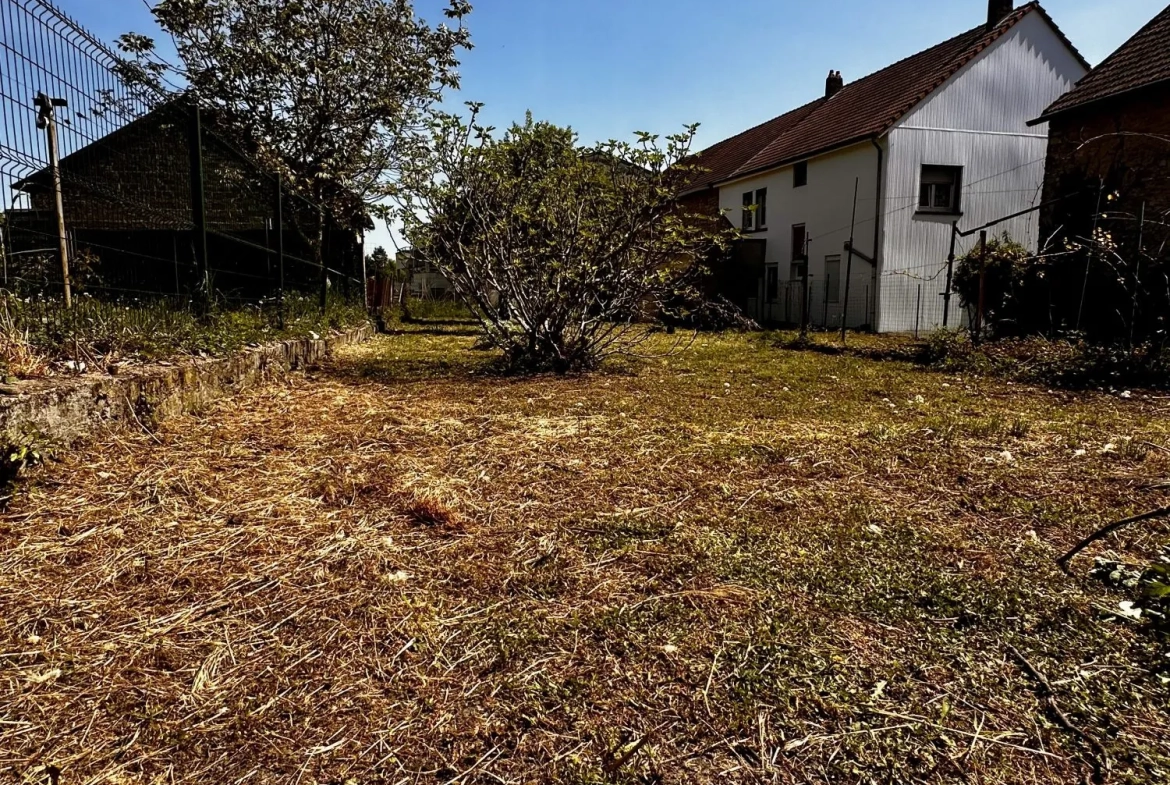 Maison à rénover ou terrain constructible sur grandTerrain à Bousbach 