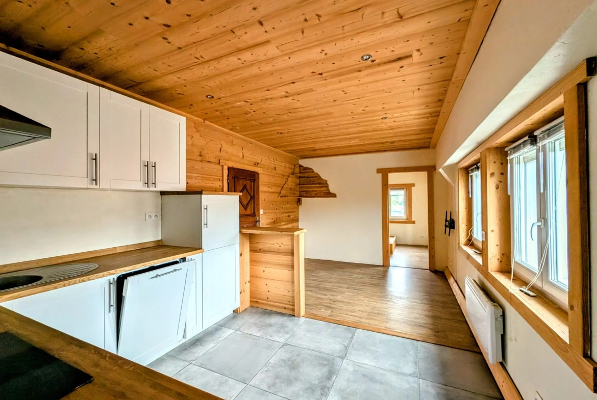 Appartement T2 rénové à vendre à Taninges proche centre-ville 