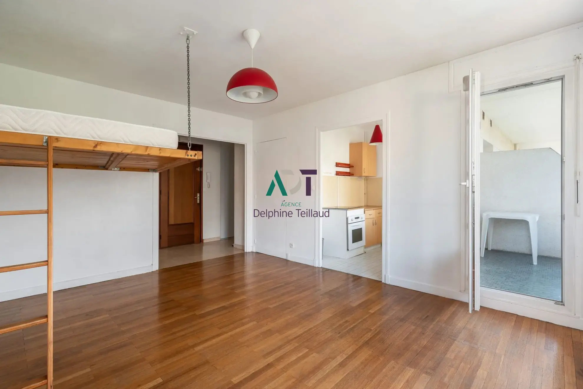 Appartement lumineux de 30m² avec balcon à Grenoble, secteur Aigle / Gustave Rivet 