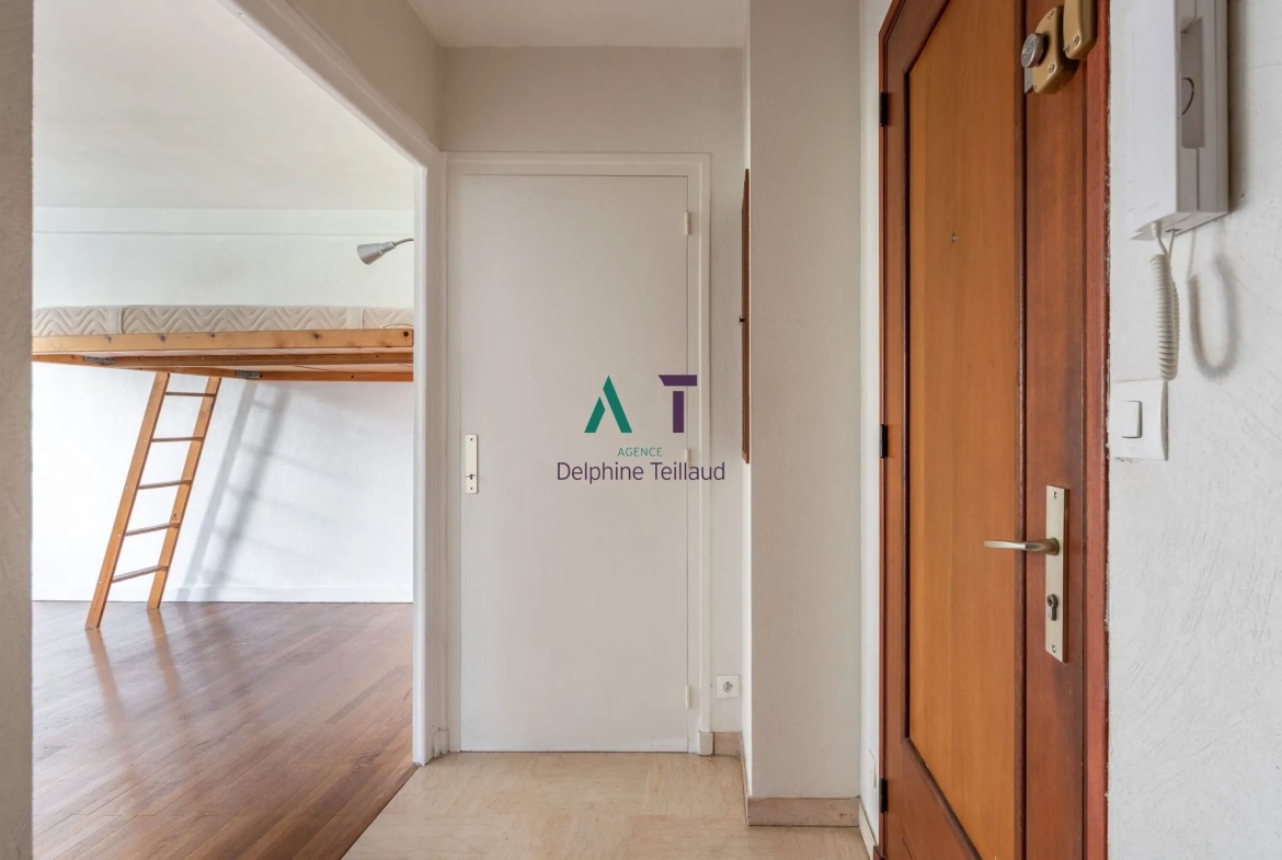 Appartement lumineux de 30m² avec balcon à Grenoble, secteur Aigle / Gustave Rivet 