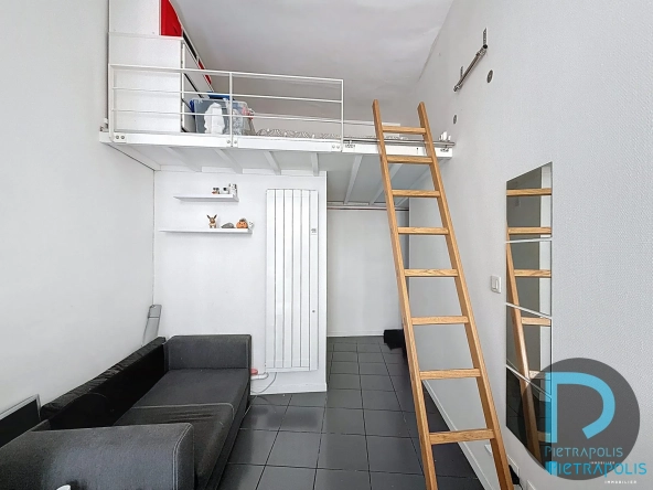 Appartement studio avec mezzanine à Lyon 2ème, centre-ville, faibles charges