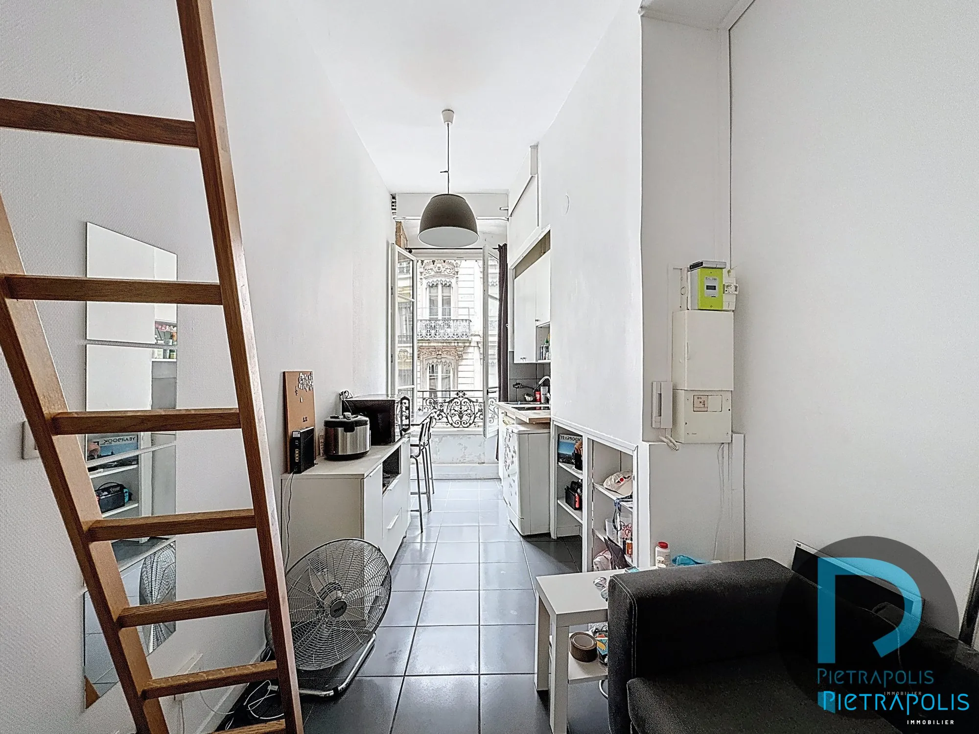 Appartement studio avec mezzanine à Lyon 2ème, centre-ville, faibles charges 