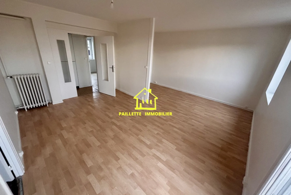 Appartement T3 lumineux à Montivilliers avec vue dégagée et faible charges 