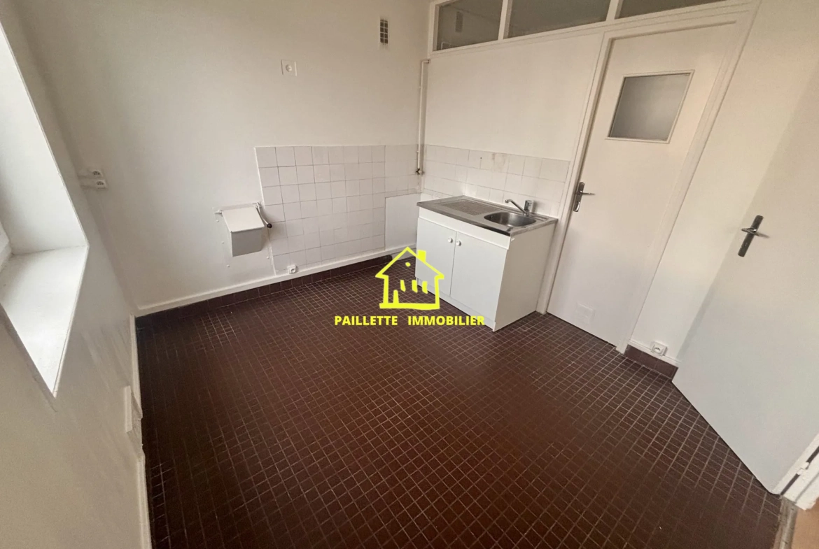 Appartement T3 lumineux à Montivilliers avec vue dégagée et faible charges 