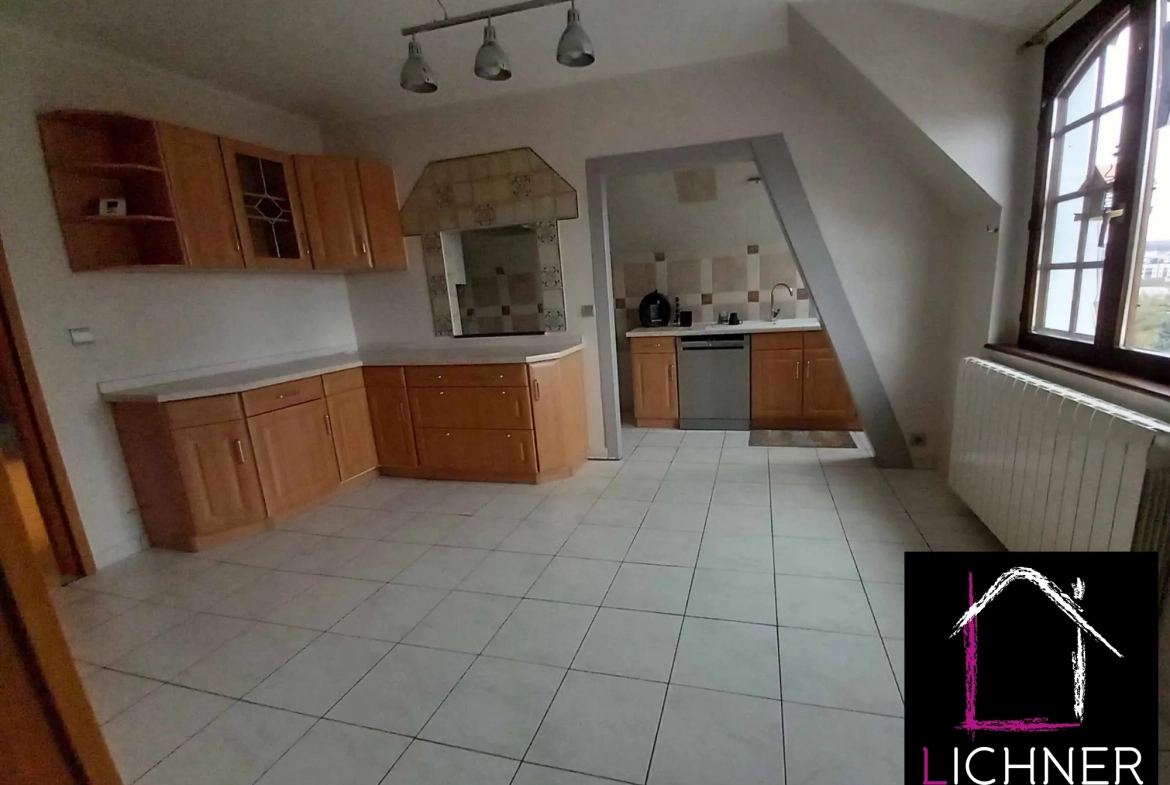 Appartement 3 pièces à vendre à Forbach, proche centre-ville avec caves 