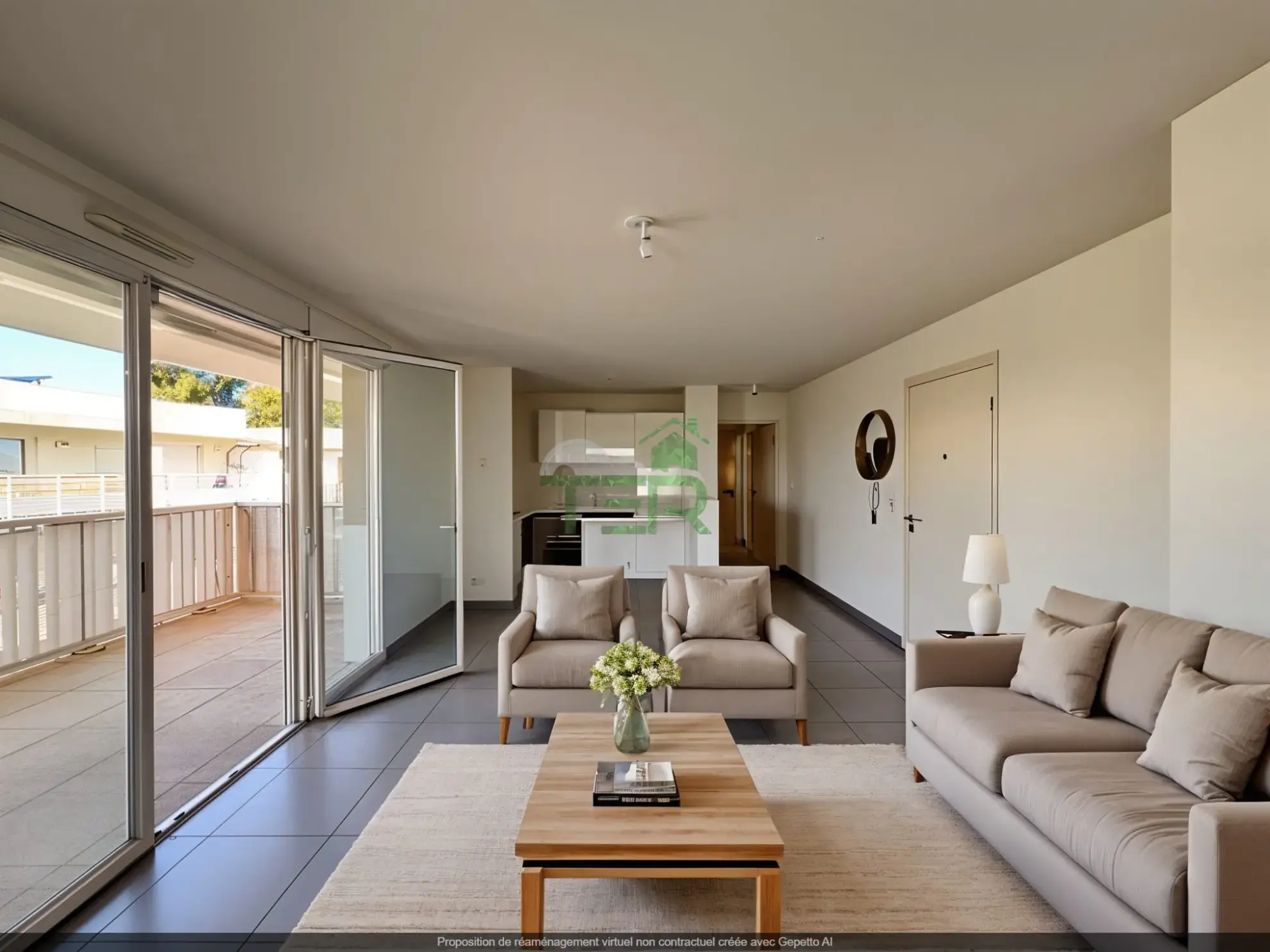 Appartement T3 avec terrasse et parking à vendre à Montpellier Prés d'Arènes 