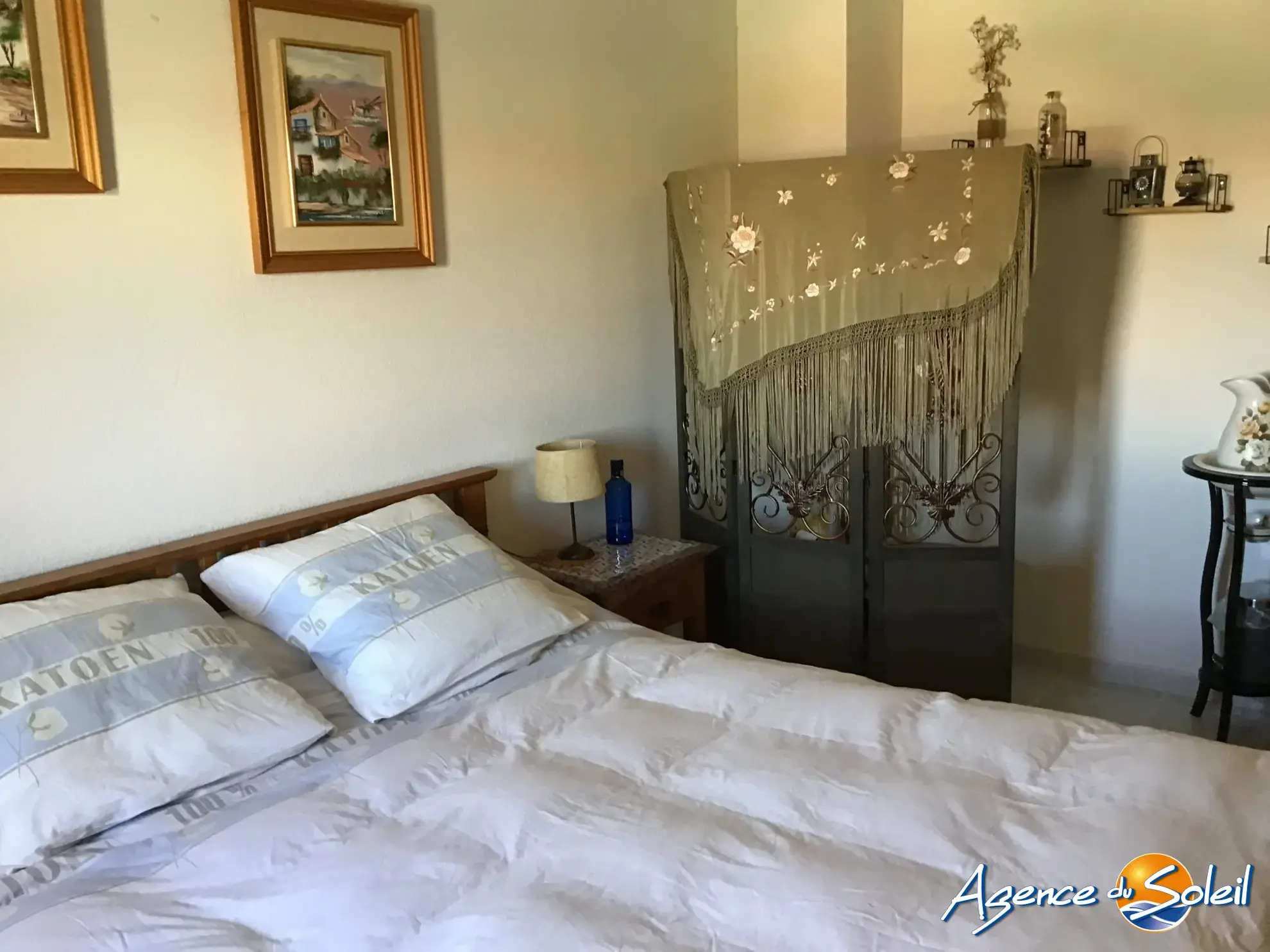 Maison T2 avec mezzanine, terrasse vue lac, piscine, proche commodités à Le Barcarès 