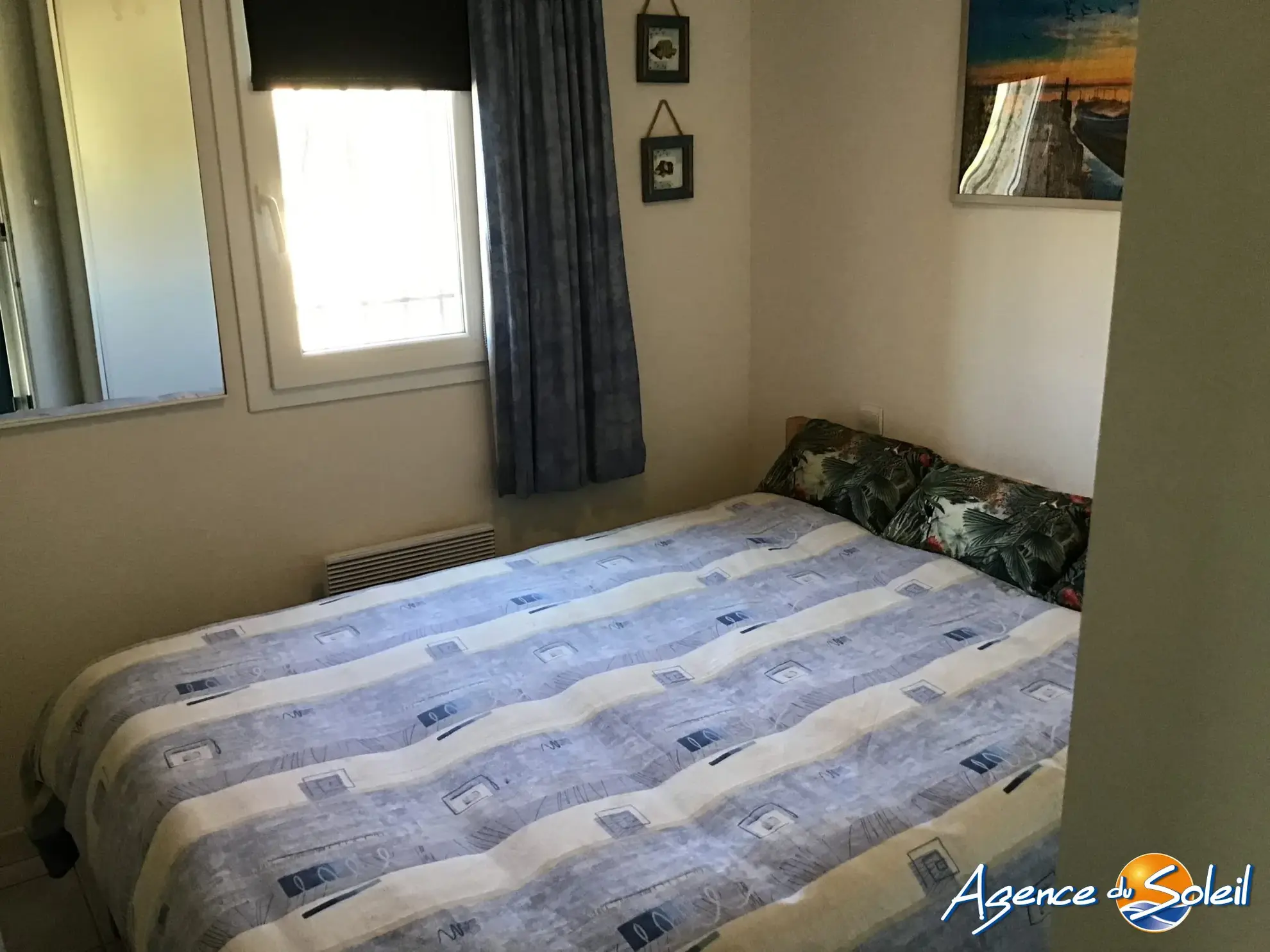 Maison T2 avec mezzanine, terrasse vue lac, piscine, proche commodités à Le Barcarès 