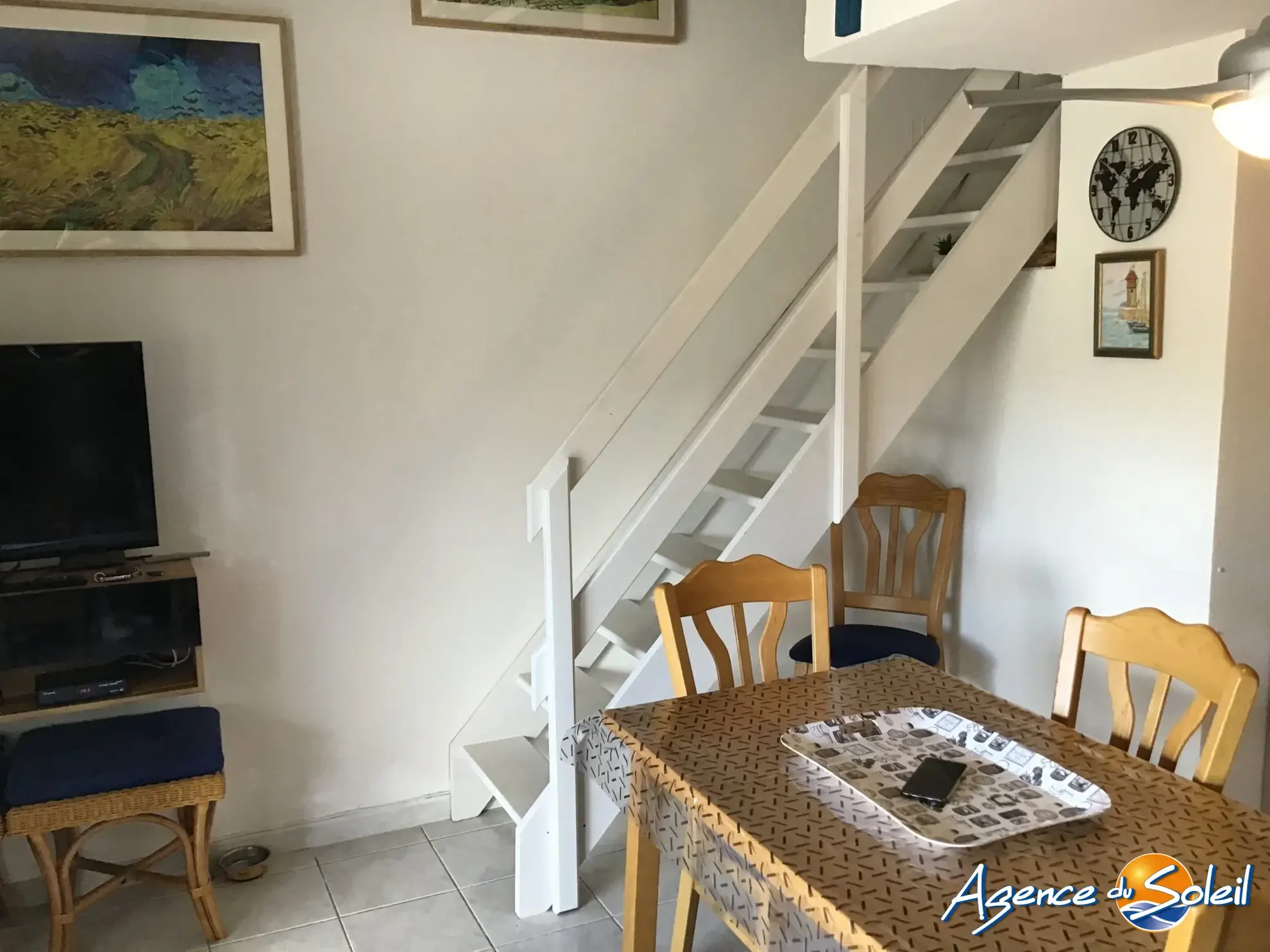 Maison T2 avec mezzanine, terrasse vue lac, piscine, proche commodités à Le Barcarès 