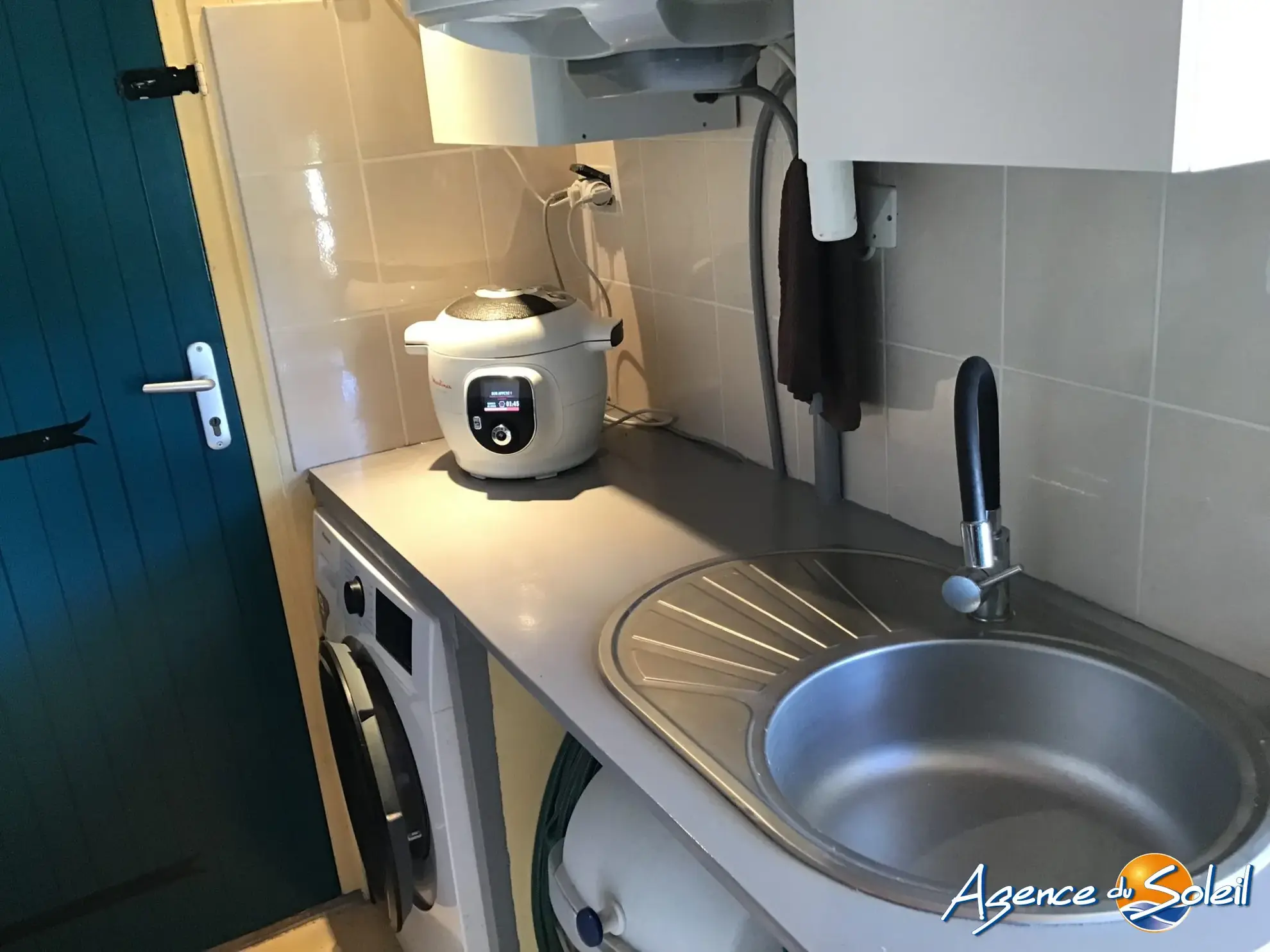 Maison T2 avec mezzanine, terrasse vue lac, piscine, proche commodités à Le Barcarès 