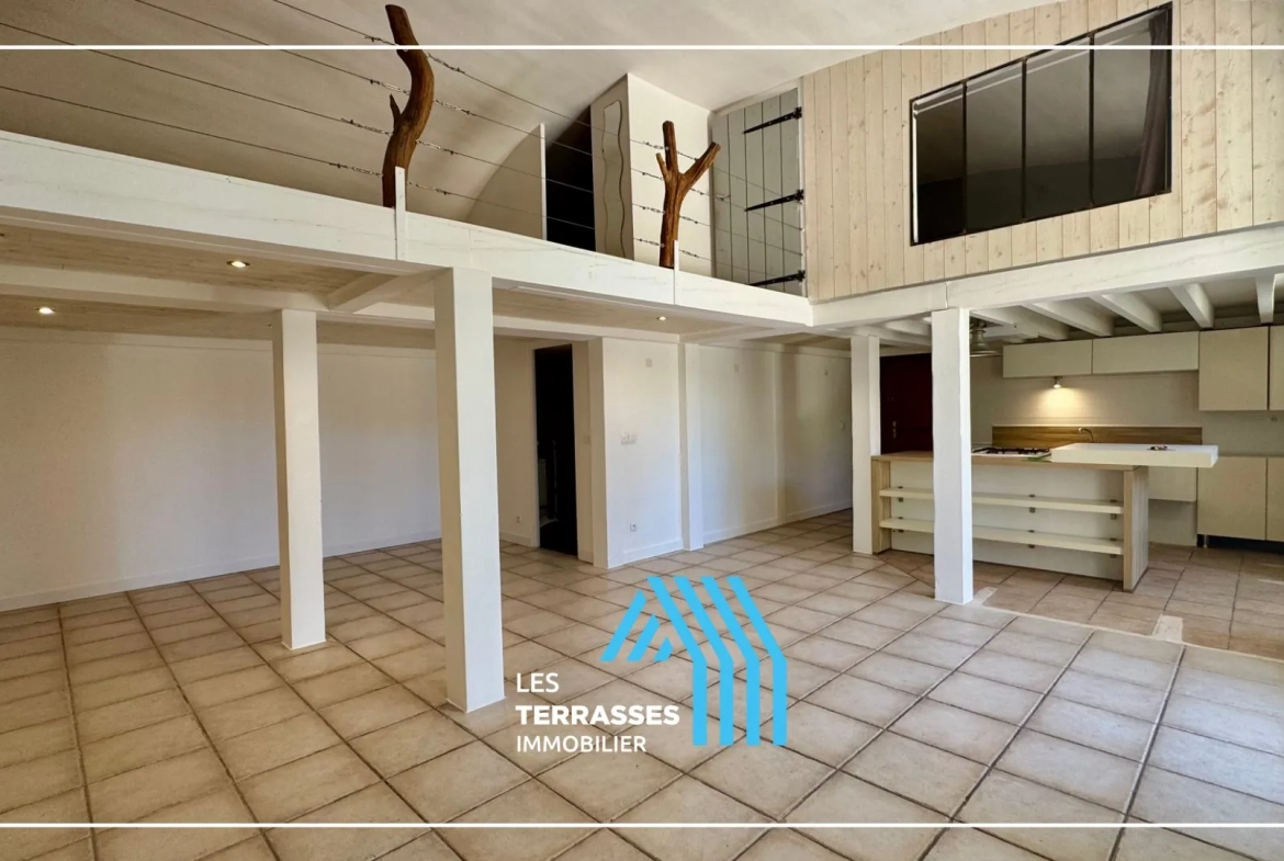 Loft spacieux avec dépendance et jardin à Montboucher-sur-Jabron 