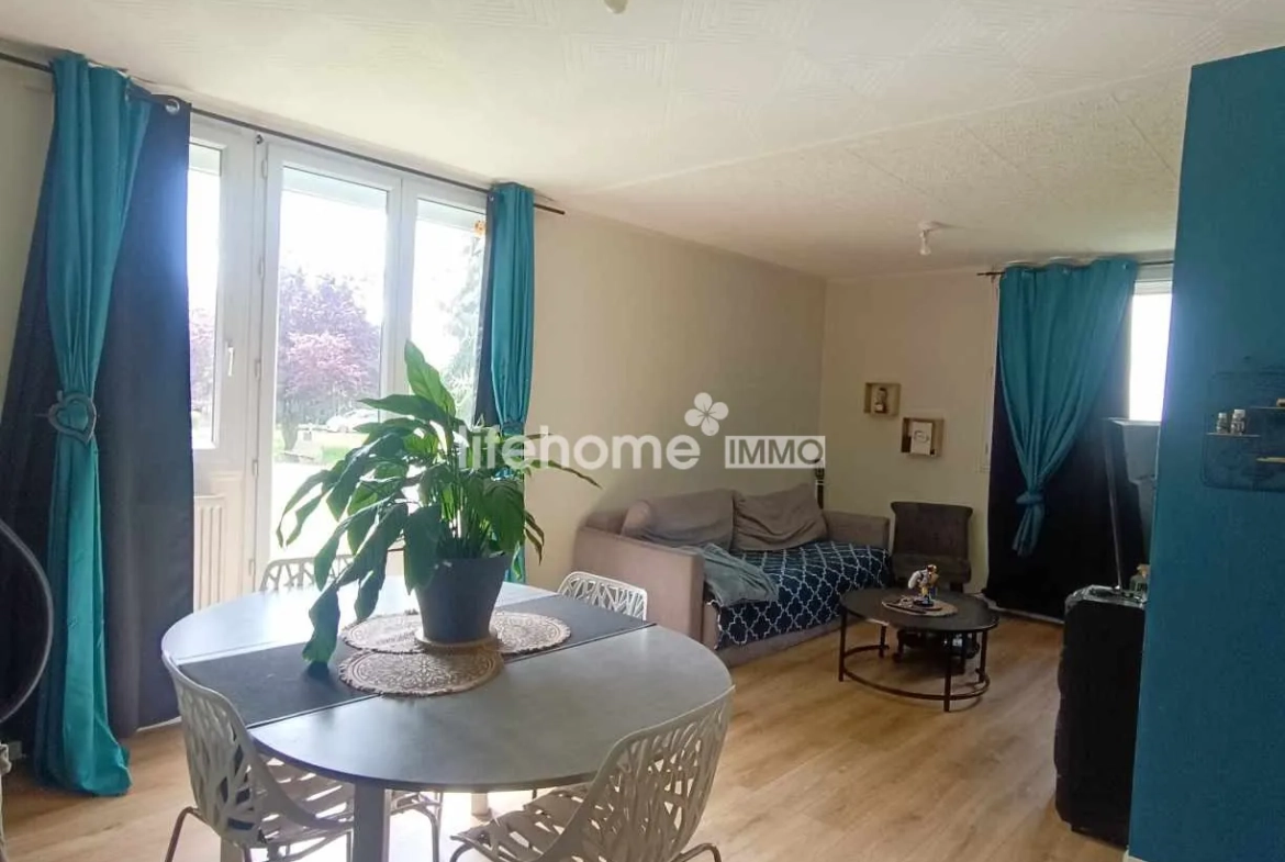 Appartement 3 pièces rénové avec garage et cave à Châteauroux 