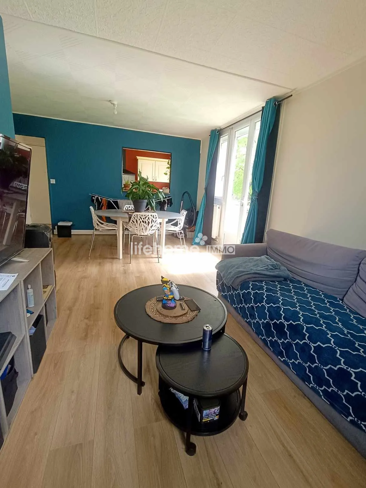 Appartement 3 pièces rénové avec garage et cave à Châteauroux 