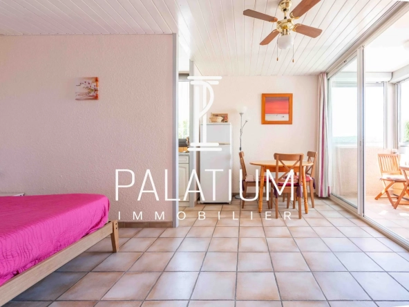 Studio de 31m² avec loggia et vue sur le château à Gréoux-les-Bains