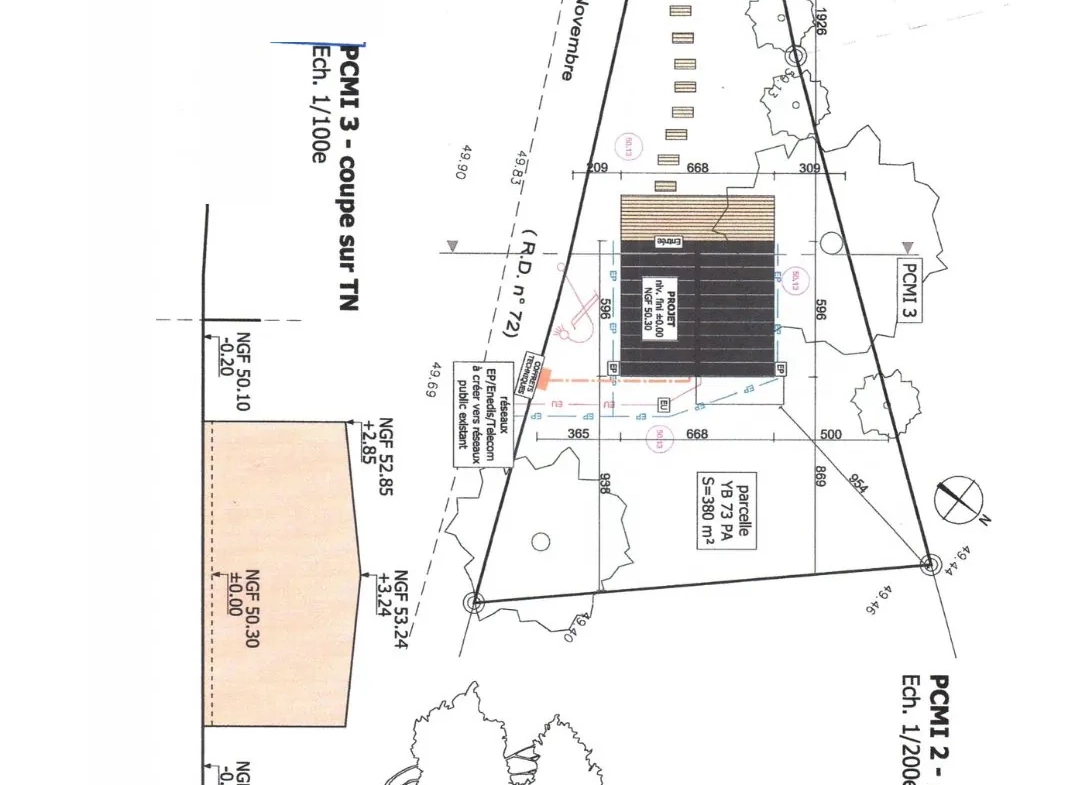 Terrain constructible de 380 m² à Corcoué-sur-Logne, environnement paisible 