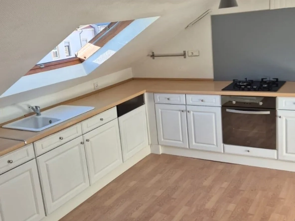 Appartement T3 atypique à Forbach proche centre-ville – 58 m², parking et cave