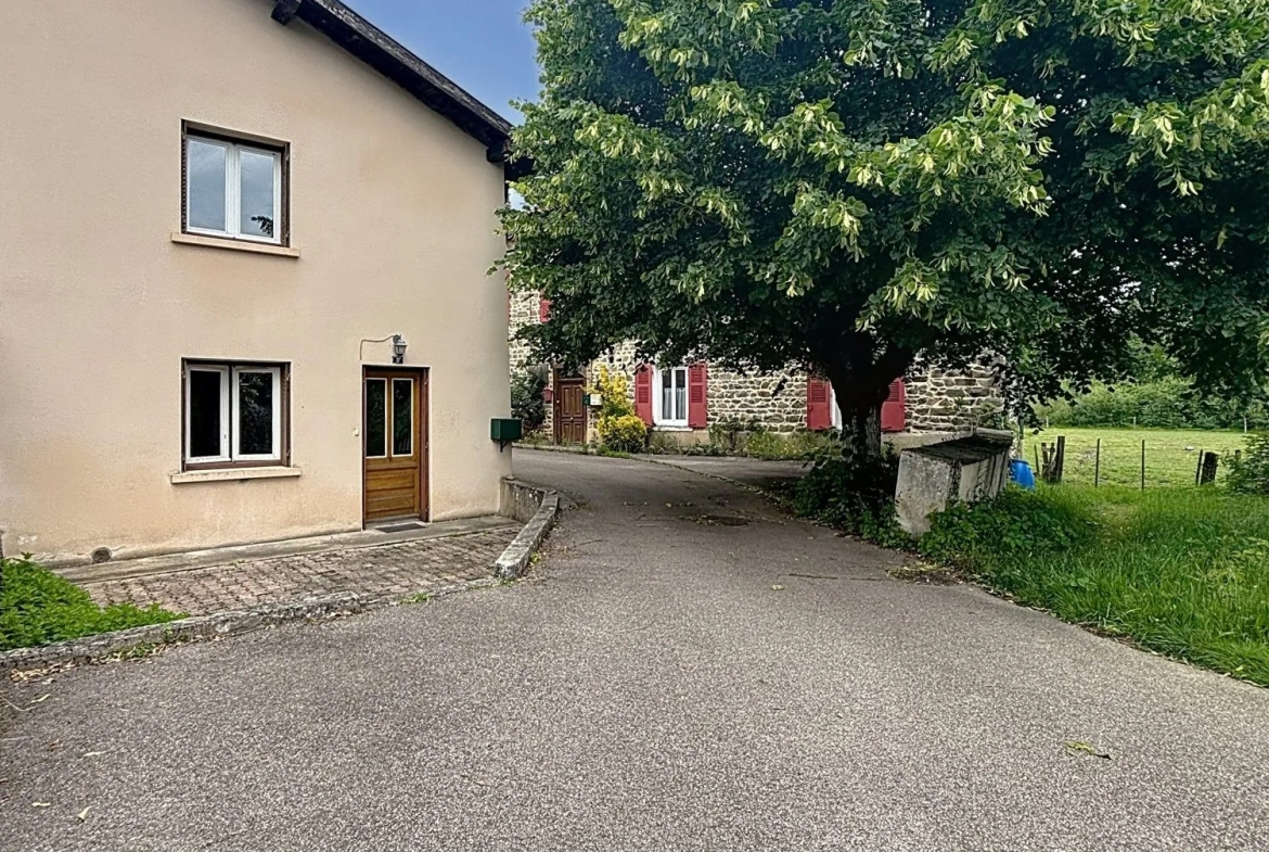 Achat maison de village 85m² avec terrasse à Cublize proche du Lac des Sapins 