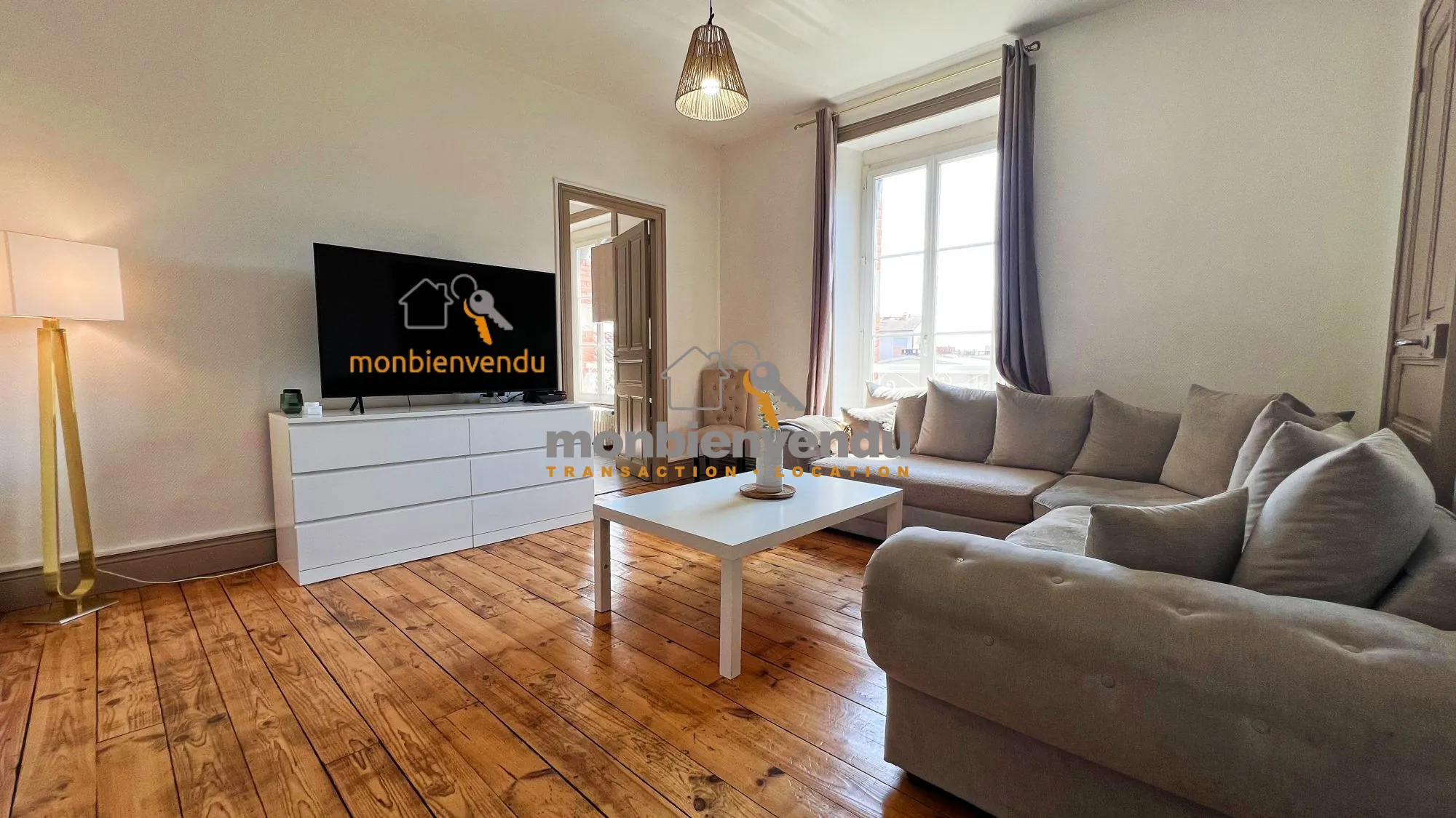 À vendre appartement T2 de 67m² à Aurillac, calme et proche du centre-ville 