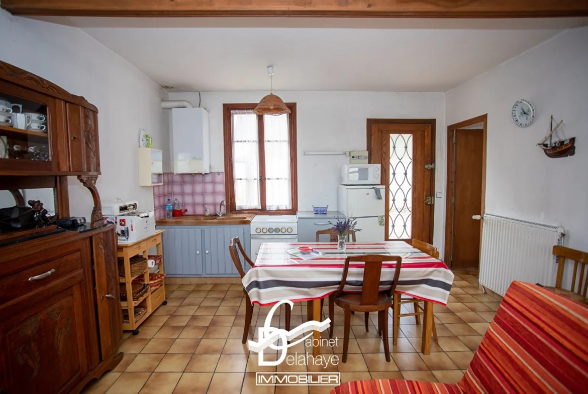Maison à vendre à Woincourt avec 2 chambres et jardin de 157 m² 