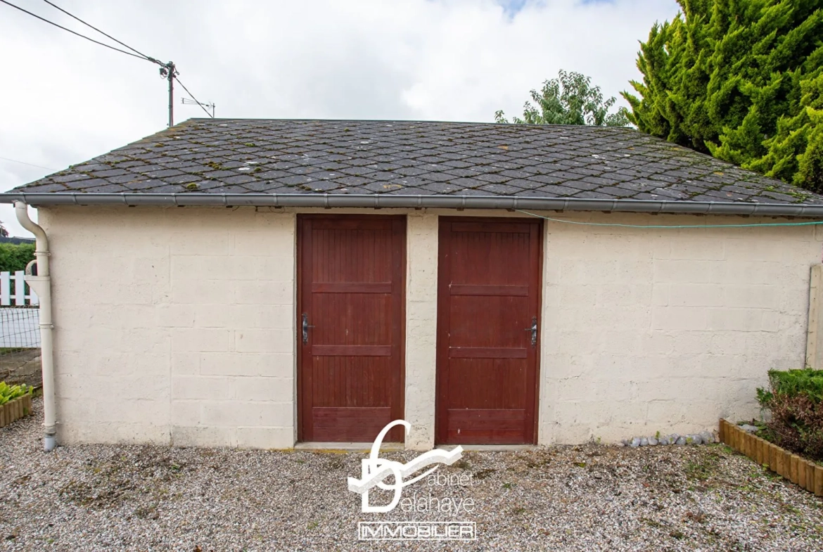 Maison à vendre à Woincourt avec 2 chambres et jardin de 157 m² 