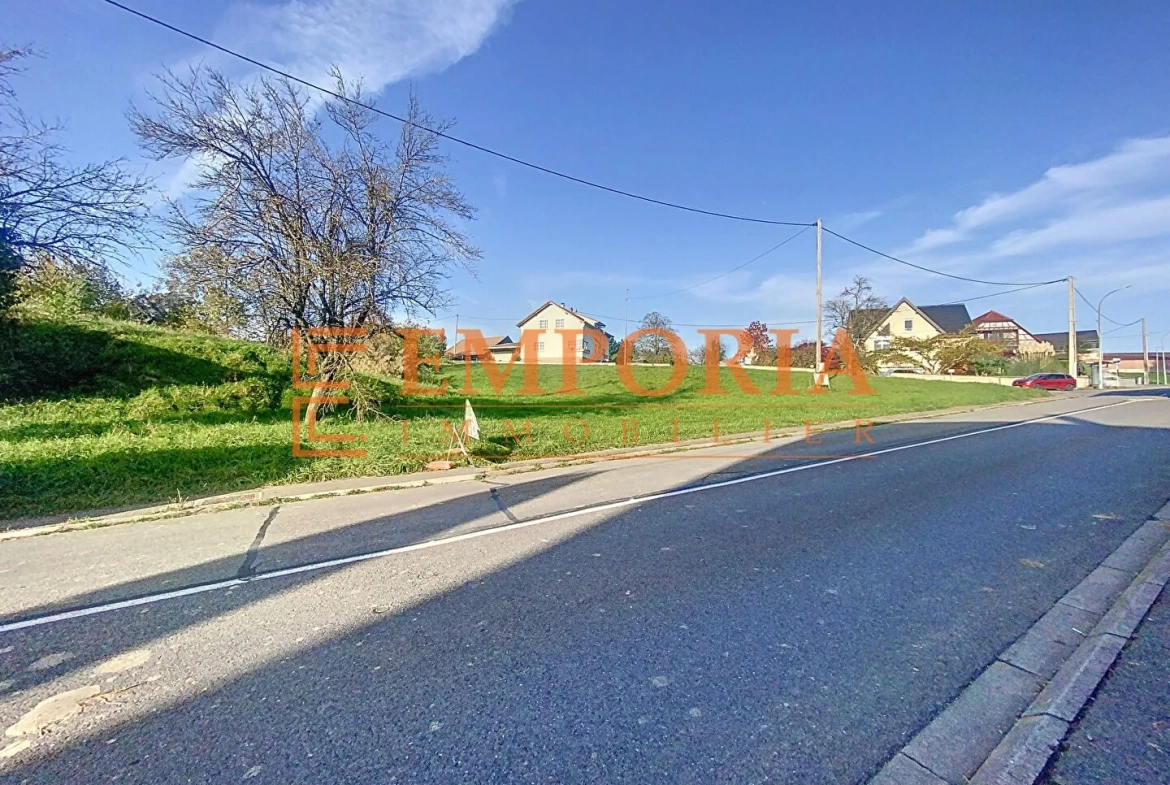 Terrain constructible de 10,55 ares à Jettingen à 20 min de Bâle 