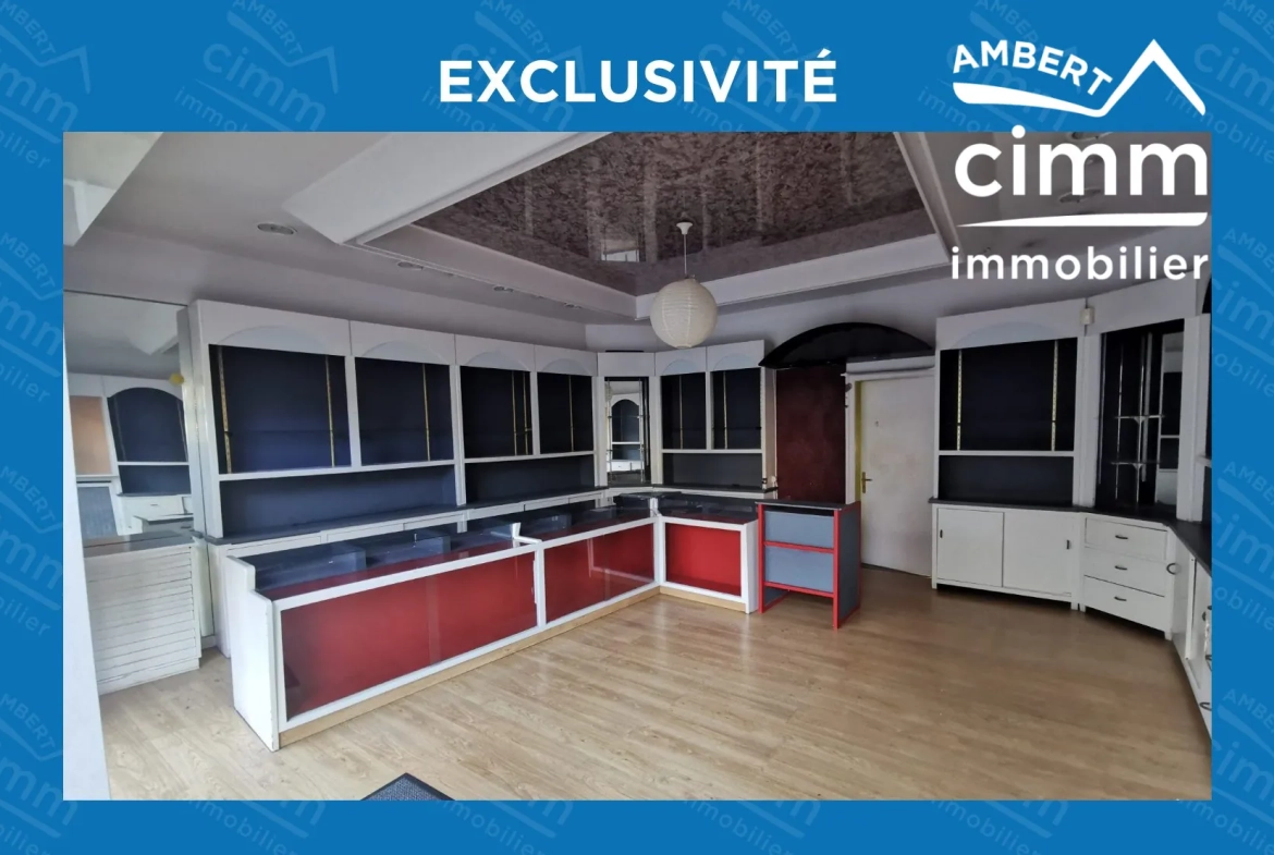 Local commercial à vendre à Ambert – emplacement stratégique et prix compétitif 