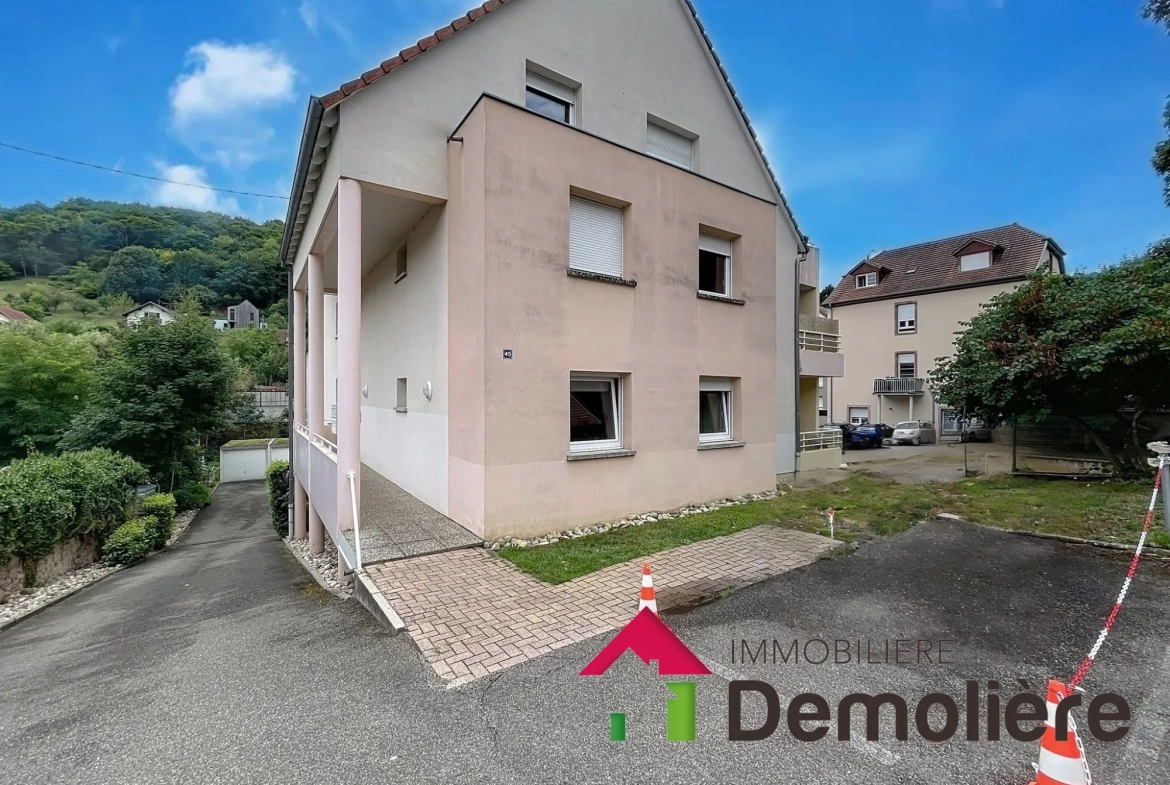 Spacieux appartement 3 pièces avec terrasse à Barr, proche toutes commodités 