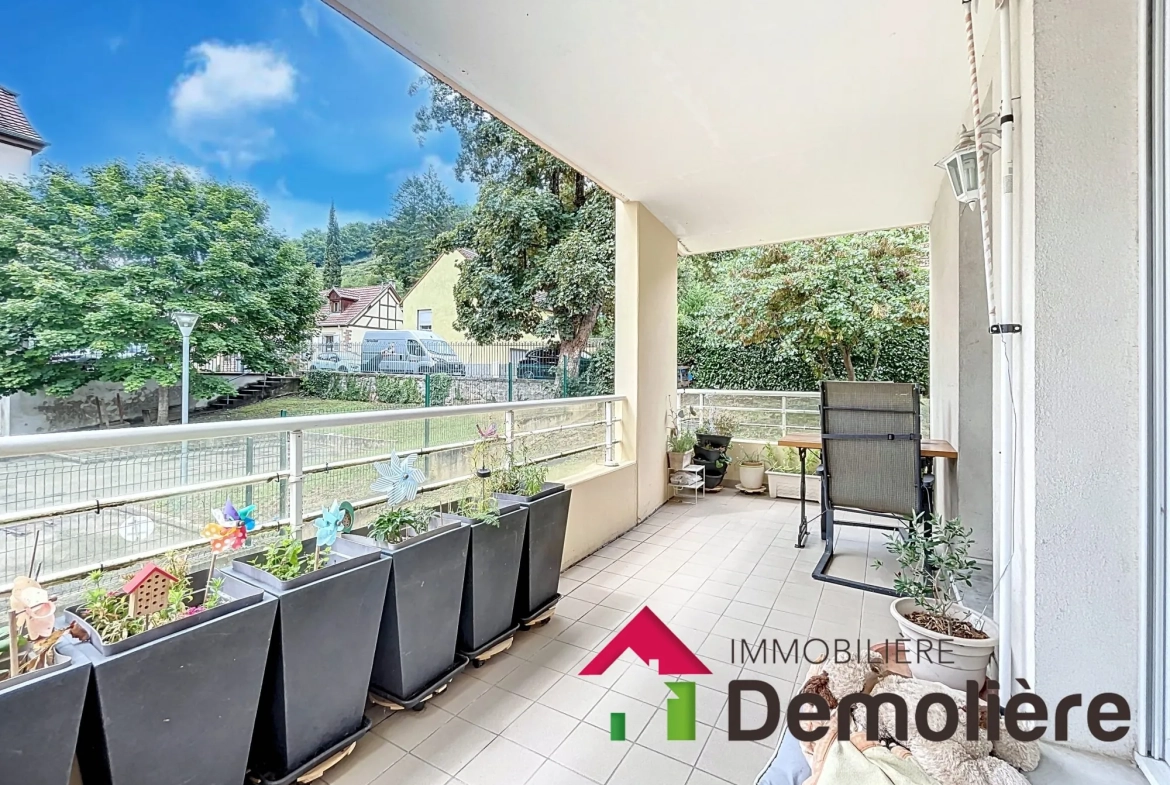 Spacieux appartement 3 pièces avec terrasse à Barr, proche toutes commodités 