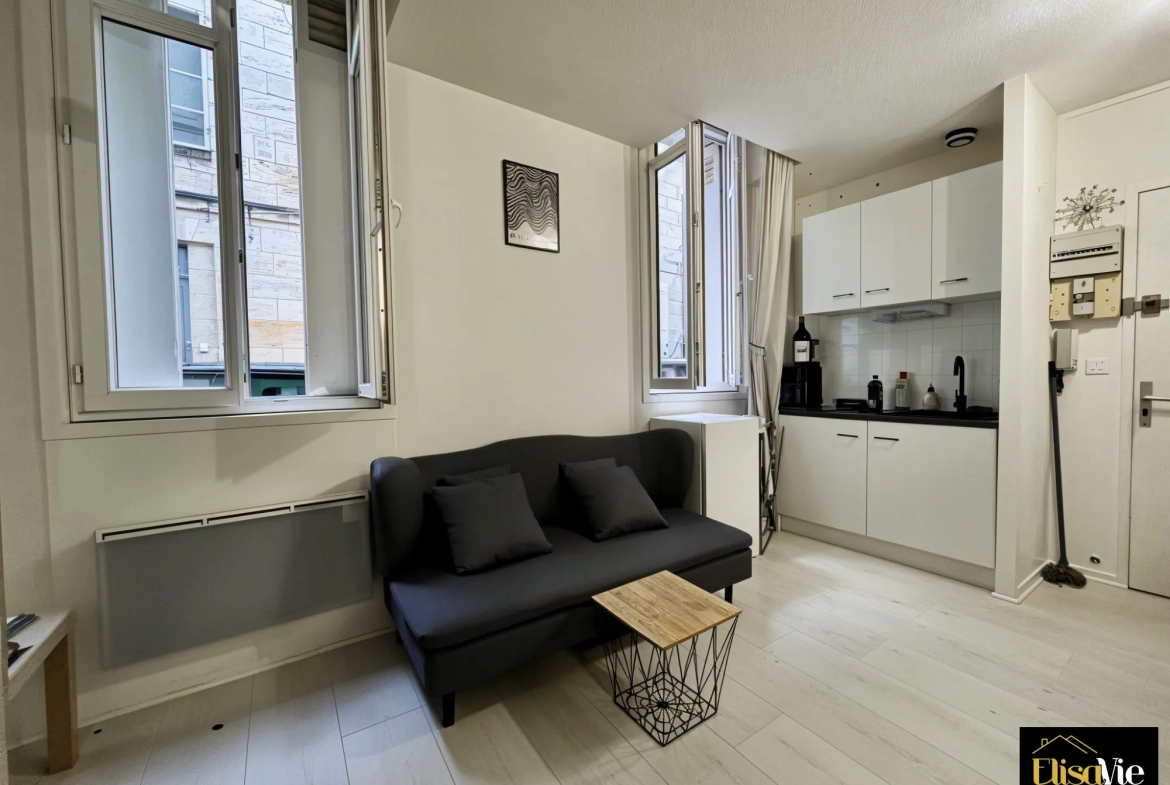 Studio à vendre à Bordeaux Gambetta - 21,18 m², idéal primo-accédant ou investisseur 